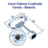 Llave 2 Pzas Cabeza Cuadrada Afinación Para Tarola - Bateria