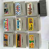 Lote De 20 Juegos Super Famicom Nintendo Con Adaptador Super