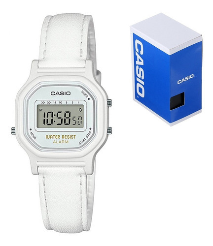 Reloj Pulsera Casio Cuero Dama La11wl7adf, Para Mujer Color