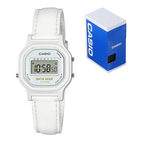 Reloj Pulsera Casio Cuero Dama La11wl7adf, Para Mujer Color