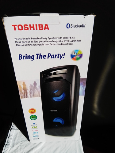Caixa De Som Toshiba Ty-asc50b,bivolt,bluetooth 