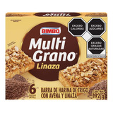 3 Pzs Bimbo Barras De Cereal Trigo Avena Y Linaza Multigrano