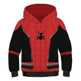 Spider-man Cartoon Sudadera Con Capucha Para Niños Cosplay