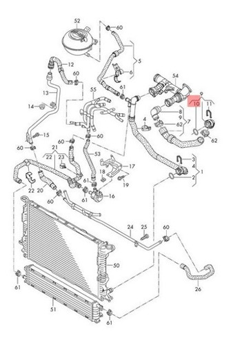 Oring Brida Agua 32x4 Original Audi A1 A3 A4 A5 A6 A8 Q3 Q5 Foto 5