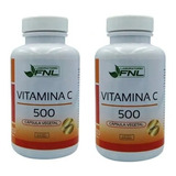 Vitamina C Fnl 2 Frascos 240 Capsulas 2x120 500mg