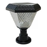 Lámpara Led Farol Solar 30w Decorativo Para Jardin Hexagonal