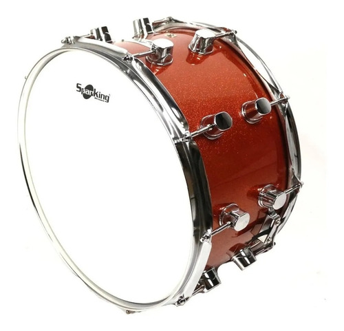 Caixa Para Bateria Spanking 14''x8 Red Sparkle