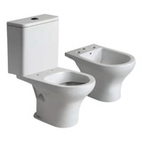 Juego Veneto Ferrum Inodoro Largo Deposito Bidet 3 Orificios