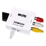 Adaptador Convertidor De Rca A Hdmi Video Full Hd 1080p