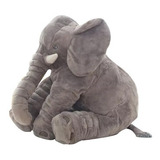 Almofada Elefante Pelúcia 60cm Travesseiro Bebê Antialérgico