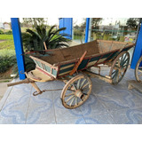 Carroça Antiga Rústica Restaurada Raridade Madeira Decoração