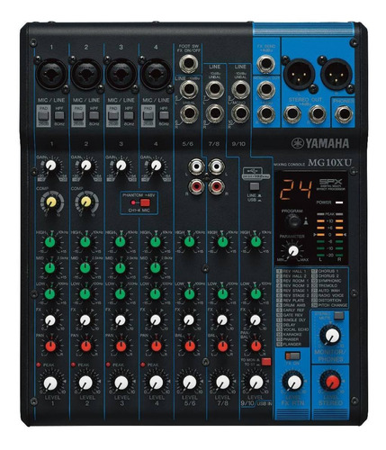 Consola Mixer Sonido Yamaha Mg10xu / Dolar $45!!! Envío Gratis, Dist. Ofic.