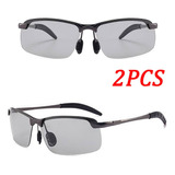 2 Gafas De Sol Fotocromáticas Hombres Polarizadas Uv400 Ocul