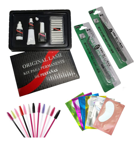 Kit Para Permanente De Pestañas Original Lash + Accesorios 