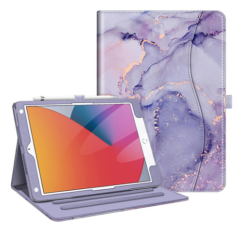 Funda Fintie, Lila, Compatible iPad De 9ª/8ª/7ª Gen 10.2 