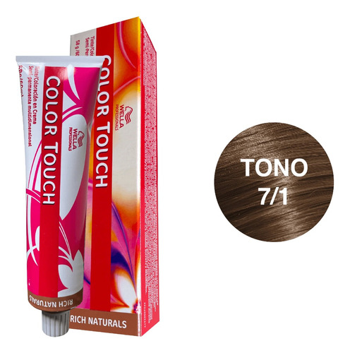 Tinte Wella Color Touch 60ml - mL a $432