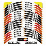 Calcomania Sticker Rin 17 Completo Repsol Rines Moto C