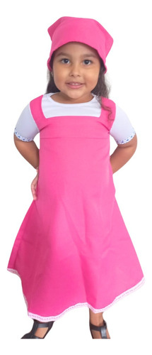 Vestido Marcha Infantil Fantasia