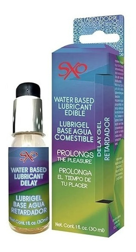 Lubricante Retardador, Comestible 1 Oz - Sxo