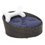 Cama Pet Chaise Redonda Alumínio Cão E Gato Trama Original