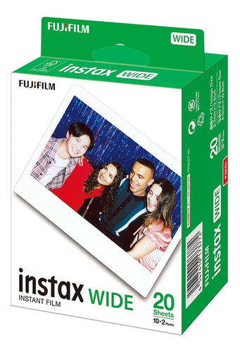 Película Fujifil Instax Wide Caja Con 20 Fotografías