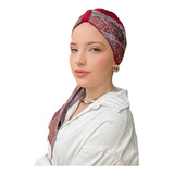 Turbante Feminino Fechado Touca + Faixa Tratamento Quimio