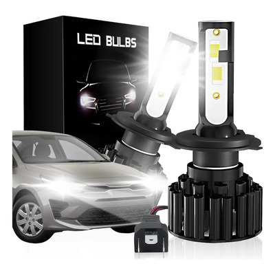 Alta+baja Para Kia Rio Sedan/hatchback Kit Faros Led H4/9003