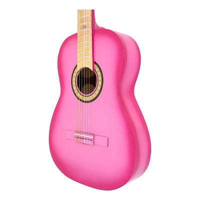 Guitarra Acústica Clásica Cuerdas De Nylon Cl1-rosa Msi Color Rosa Orientación De La Mano Derecha | Envío gratis