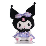 Peluche Kuromi Negro Muñeco Personaje Anime Vestido