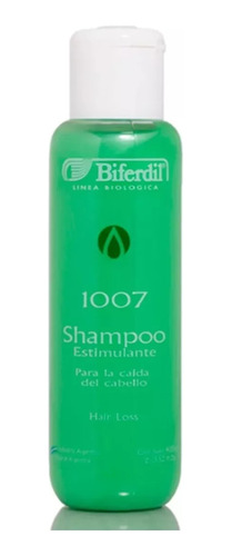 Shampoo Biferdil 1007 Estimulante Caida Del Cabello 400 Ml