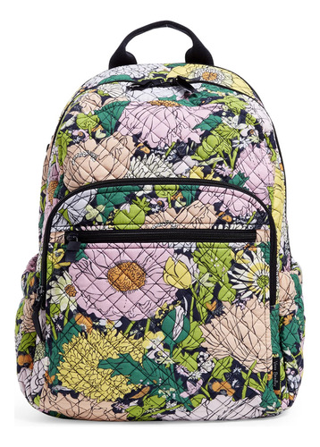 Vera Bradley Mochila Campus Para Mujer, Bolsa De Algodon, Bl