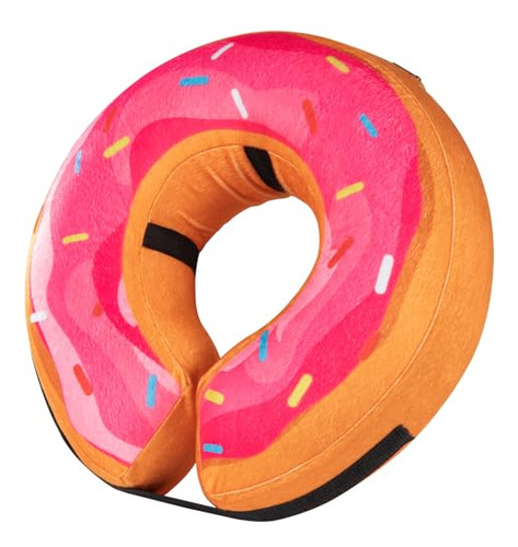 Collar Inflable Grand Line Donut Para Perros Y Gatos, Cono D