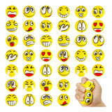 24 Pelotas Emojis Esponja Juguetes Antiestres Squishy Pinata