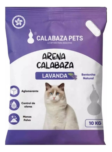 Arena Calabaza Con Aroma Lavanda 10 Kg 