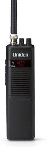 Radio Cb Uniden Pro401hh, 40 Canales, 4 Vatios, Negro