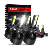 Kit De Luces Led Para Volkswagen Alto/bajo H7 9006 14000lm