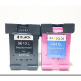 Pack De Tintas Alternativas 664xl Black Y Color 18ml Y 21ml