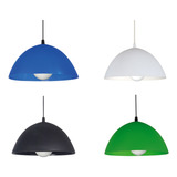 Lampara Colgante Pvc Apto Led E27 Ferrolux Varios Colores