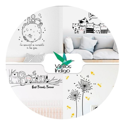 Vinilos Decorativos Infantiles Y Frases Para Pared - Calidad