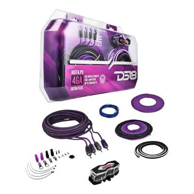 Ds18 Akit4.pu Kit De Instalación De Amplificador 4-ga | Envío gratis