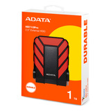 Disco Duro Externo Adata 1tb Hd710p Rojo Antigolpes