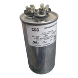 Capacitor De Ventilador Doble Csc 45 + 5uf 440vac