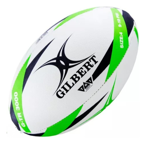 Pelota Rugby Gilbert Gtr3000 N4 Entrenamiento Color Verde