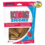Kong Stuff'n Ziggies Tratar Grandes Perro, De 8 Onzas (pack 