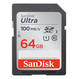 Cartão De Memória Sandisk Sdsdunr-064g-gn6in  Ultra 64gb