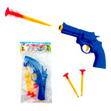 Revolver Lanza Dardos Juguete Niños  Souvenir Pack X 10