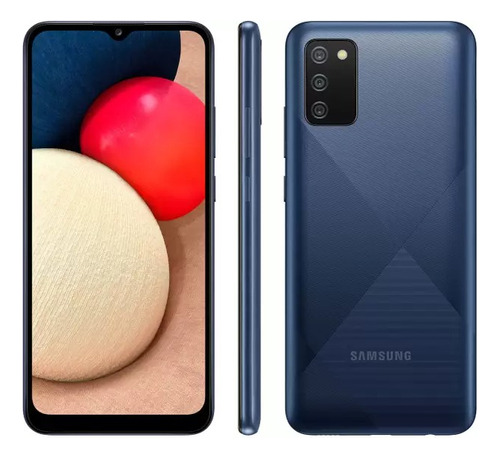 Samsung Galaxy A02s Dual Sim 64gb Azul 4gb Ram Garantia Nf-e