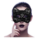 Máscara De Encaje Para Mujer, Medio Gato, Zorro, Animal, Cos