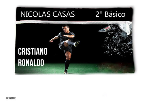 Estuche Ronaldo Personalizado Con Nombre Y Curso