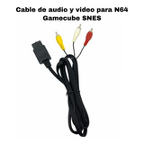 Cable Audio Y Video Para N64 Gamecube Rca Av Nintendo Snes